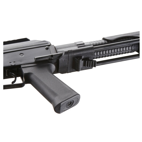 LCT 9mm PP-19 PDW AK Airsoft AEG Rifle w/ Picatinny Handguard (Black)