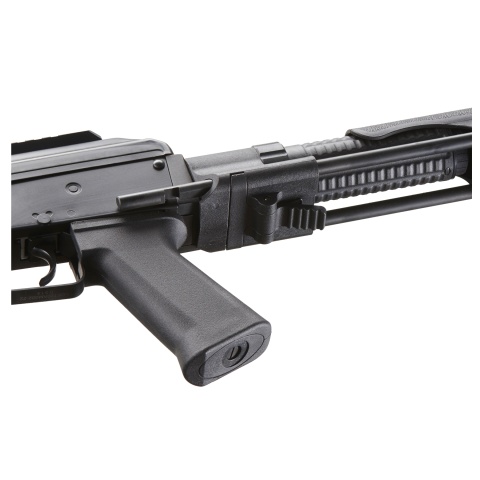 LCT 9mm PP-19 PDW AK Airsoft Electric Blowback Rifle w/ Picatinny Handguard (Color: Black)