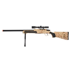 ZM51C MK51 Spring Bolt Action Airsoft Rifle w/ Scope (Desert Digital)