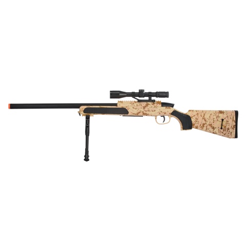 ZM51C MK51 Spring Bolt Action Airsoft Rifle w/ Scope (Desert Digital)