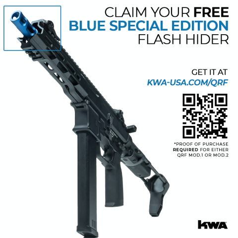 KWA AEG 2.5 QRF MOD.1 Airsoft AEG Rifle - BLACK