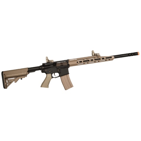 APS M4 Guardian ASR-110D Electric Blowback EBB Airsoft AEG Rifle - TAN