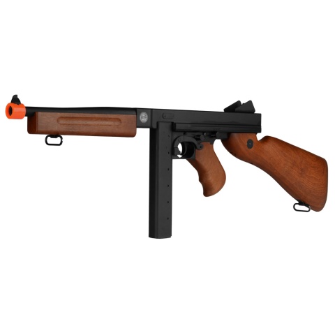 A&K M1A1 Submachine Gun SMG Airsoft Spring Rifle - IMITATION WOOD - (DISCONTINUED)