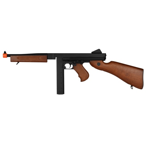 A&K M1A1 Submachine Gun SMG Airsoft Spring Rifle - IMITATION WOOD - (DISCONTINUED)