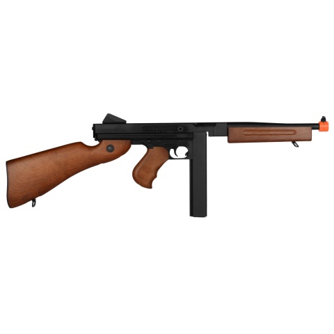 A&K M1A1 Submachine Gun SMG Airsoft Spring Rifle - IMITATION WOOD - (DISCONTINUED)