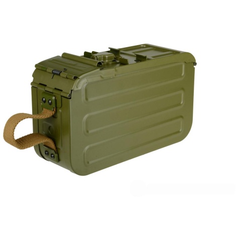 UKARMS Airsoft 5000rd Steel PKM HMG Automatic Winding Box Magazine 