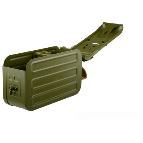 UKARMS Airsoft 5000rd Steel PKM HMG Automatic Winding Box Magazine 