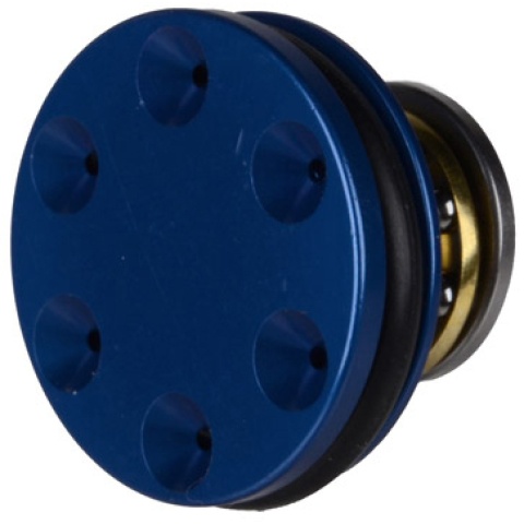 T&D Airsoft AEG CNC Machined Ported Ball Bearing Piston Head - BLUE
