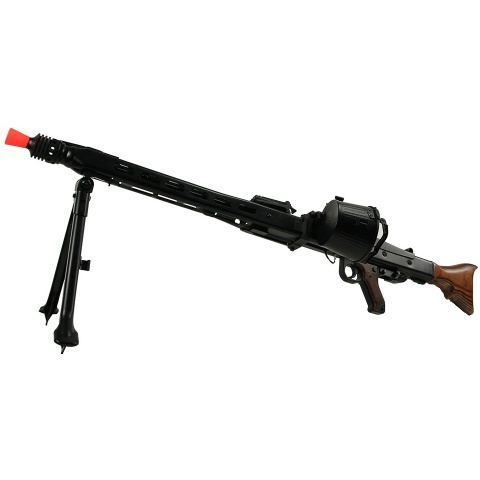 AGM Full Metal MG42 World War II Airsoft AEG Machine Gun - REAL WOOD
