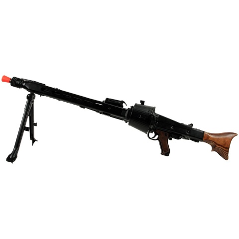 AGM Full Metal MG42 World War II Airsoft AEG Machine Gun - REAL WOOD