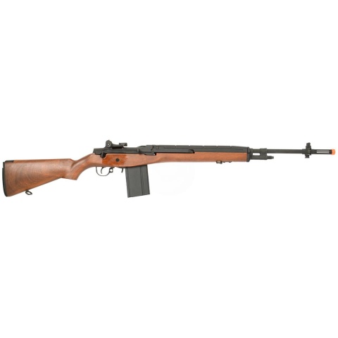 Lancer Tactical M14 Airsoft AEG Rifle - IMITATION WOOD