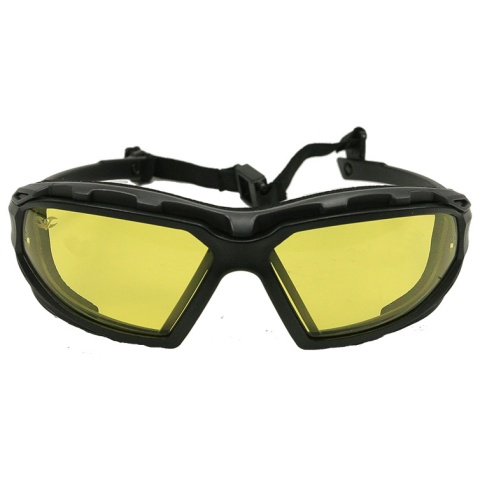 Valken V-TAC Echo Airsoft Goggles - ANSI Z87.1 Rated - YELLOW