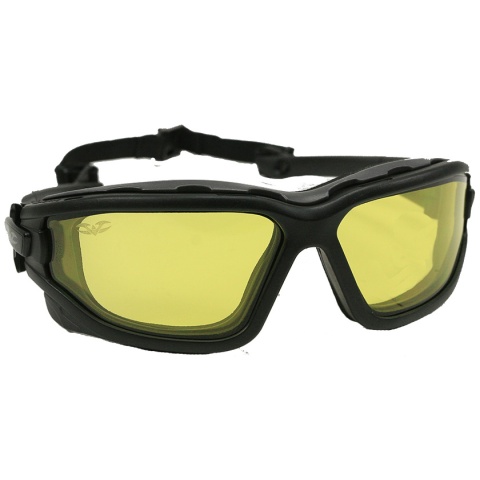 Valken V-TAC Zulu Airsoft Goggles - ANSI Z87.1 Rated - YELLOW