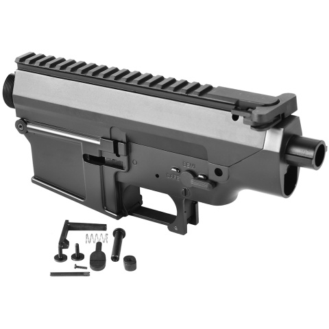 Golden Eagle Full Metal SR25 Airsoft AEG Rifle Receiver - BLACK