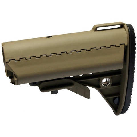 T&D Airsoft Improved M4 Style Crane Stock - TAN