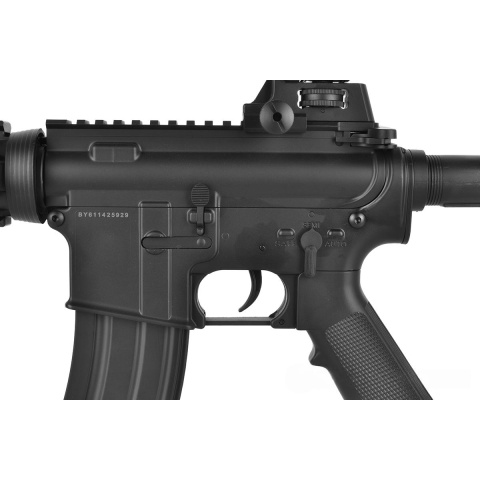 DBoys M4 RIS Metal Gearbox MK18 CQB FPS Airsoft AEG Rifle - BLACK