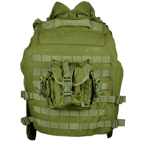 AMA 600D MOLLE Interceptor Body Armor OTV Tactical Vest (OD Green) - (DISCONTINUED)
