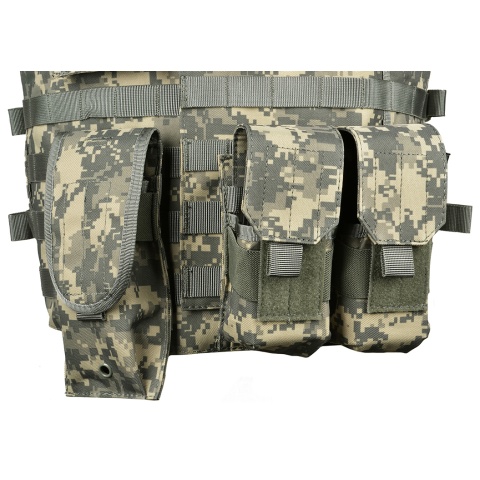 AMA 600D MOLLE Interceptor Body Armor OTV Plate Carrier - ACU - (DISCONTINUED)