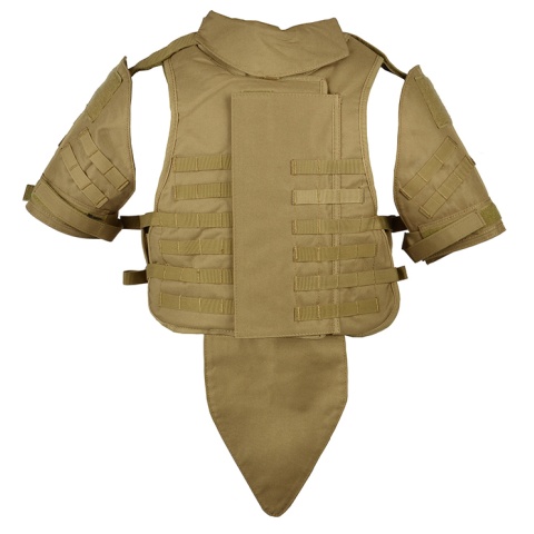 Airsoft Megastore Armory 600D Interceptor Body Armor - Child - TAN -  (DISCONTINUED)