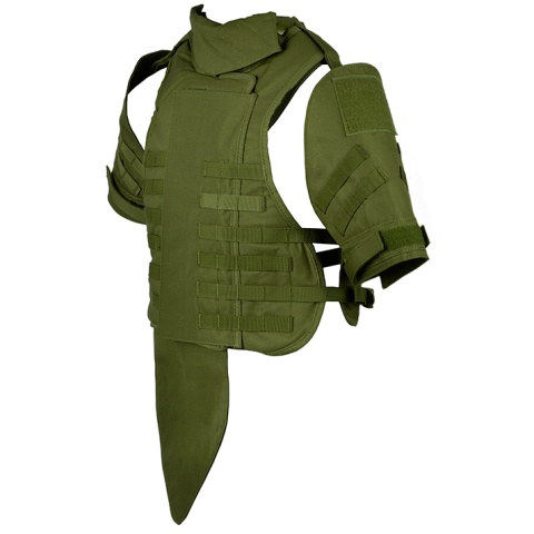Airsoft Megastore Armory 600D Interceptor Body Armor - Child - OD GREEN -  (DISCONTINUED)