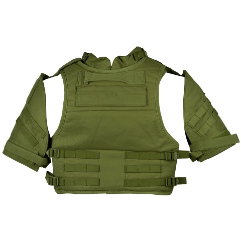 Airsoft Megastore Armory 600D Interceptor Body Armor - Child - OD GREEN -  (DISCONTINUED)