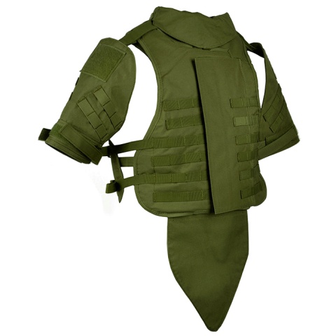 Airsoft Megastore Armory 600D Interceptor Body Armor - Child - OD GREEN -  (DISCONTINUED)