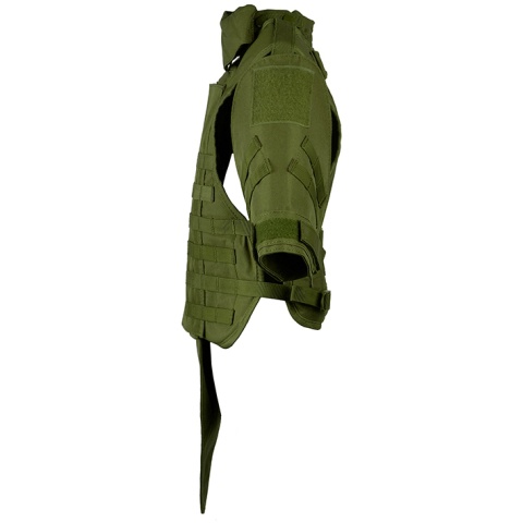 Airsoft Megastore Armory 600D Interceptor Body Armor - Child - OD GREEN -  (DISCONTINUED)