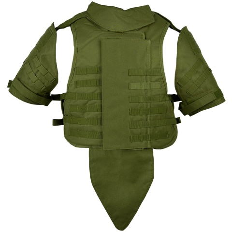 Airsoft Megastore Armory 600D Interceptor Body Armor - Child - OD GREEN -  (DISCONTINUED)