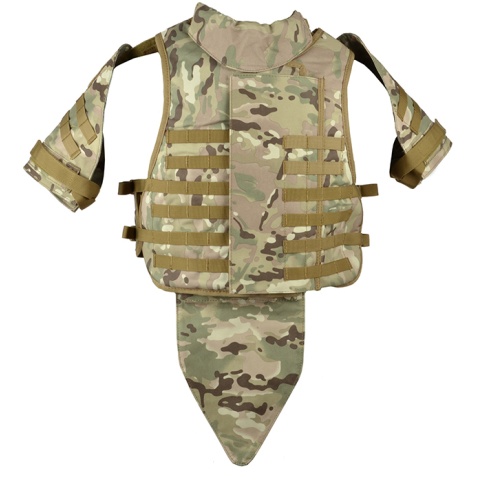 Airsoft Megastore Armory 600D Interceptor Body Armor - Child - LAND CAMO -  (DISCONTINUED)