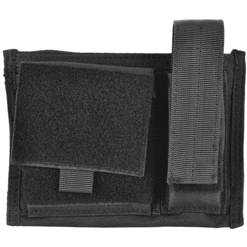 AMA 600D Tactical MOLLE Admin Panel w/ Pistol Magazine Pouch - BLACK