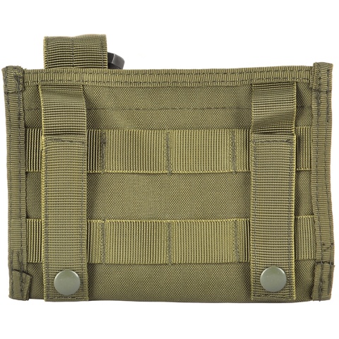 AMA 600D Tactical MOLLE Admin Panel w/ Pistol Magazine Pouch - OD