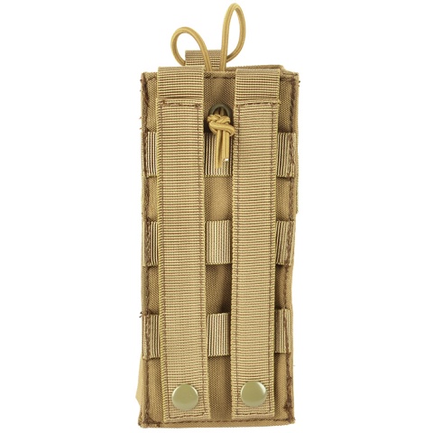 Airsoft Megastore Armory 600D MOLLE Large Tactical Radio Pouch - TAN