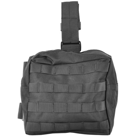 Airsoft Megastore Armory 600D MOLLE Drop Leg Utility Mag Pouch - BLACK