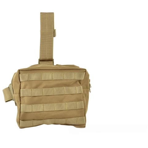 Airsoft Megastore Armory 600D MOLLE Drop Leg Utility Mag Pouch - TAN
