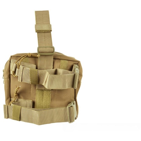 Airsoft Megastore Armory 600D MOLLE Drop Leg Utility Mag Pouch - TAN