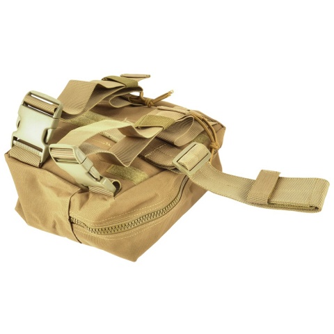 Airsoft Megastore Armory 600D MOLLE Drop Leg Utility Mag Pouch - TAN