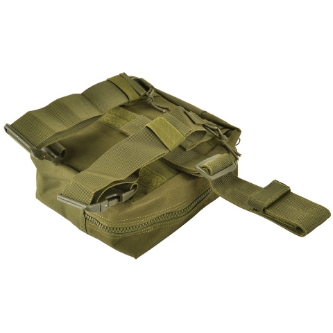 Airsoft Megastore Armory 600D MOLLE Drop Leg Utility Mag Pouch - OD