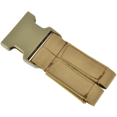 AMA 600D Tactical Triangular Drop Leg MOLLE Panel Platform - TAN