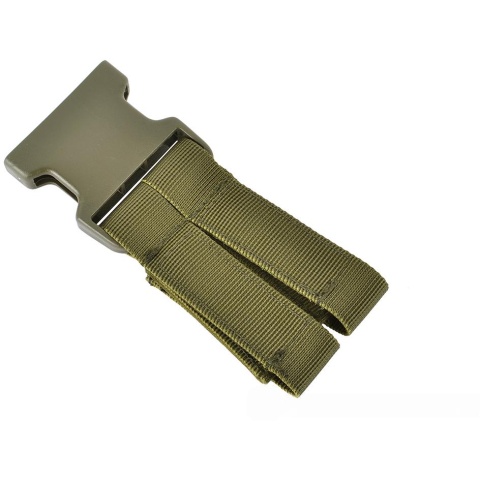 AMA 600D Tactical Triangular Drop Leg MOLLE Panel Platform - OD GREEN
