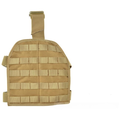 Airsoft Megastore Armory 600D Drop Leg MOLLE Panel Platform - TAN