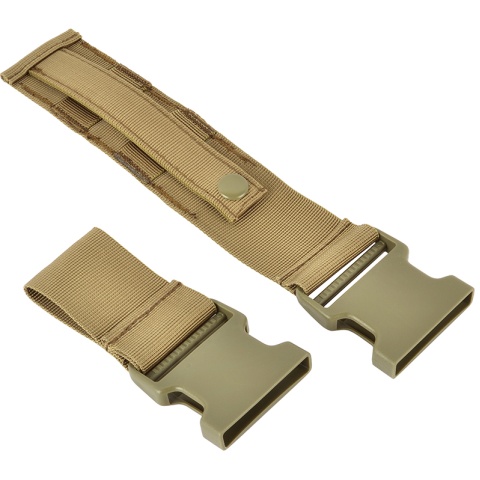 Airsoft Megastore Armory 600D Drop Leg MOLLE Panel Platform - TAN