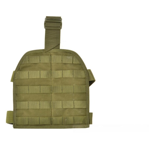 Airsoft Megastore Armory 600D Drop Leg MOLLE Panel Platform - OD GREEN