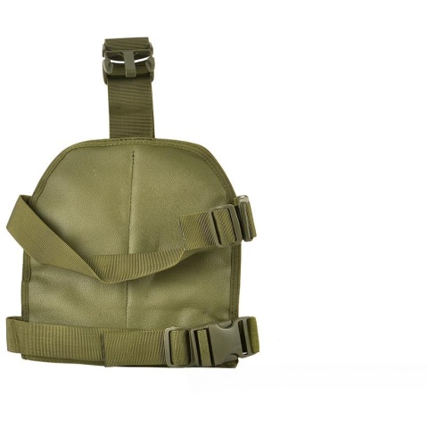 Airsoft Megastore Armory 600D Drop Leg MOLLE Panel Platform - OD GREEN