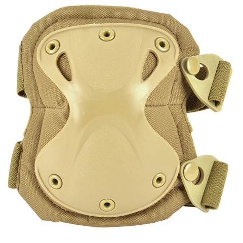 Airsoft Megastore Armory Tactical X-Shaped Knee / Elbow Pad Set - TAN