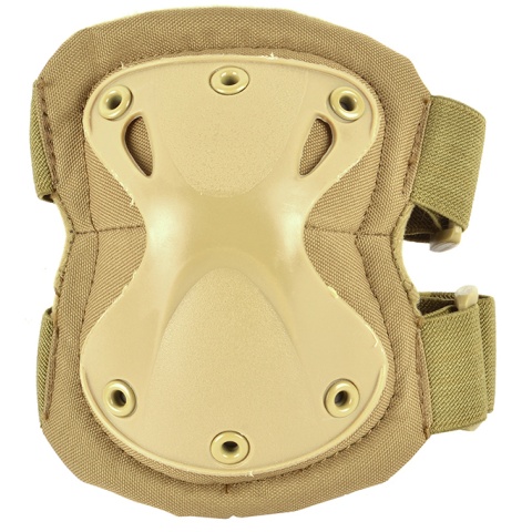 Airsoft Megastore Armory Tactical X-Shaped Knee / Elbow Pad Set - TAN