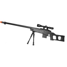 WellFire MB4409 MK96 Covert Bolt Action Airsoft Sniper Rifle - BLACK