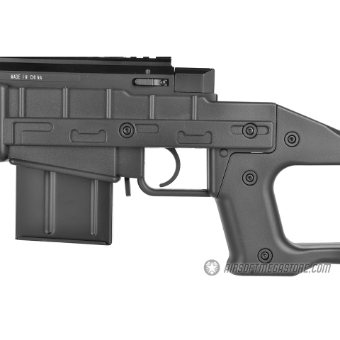 WellFire MB4409 MK96 Covert Bolt Action Airsoft Sniper Rifle - BLACK