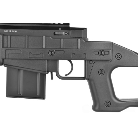 WellFire MB4409 MK96 Covert Bolt Action Airsoft Sniper Rifle - BLACK
