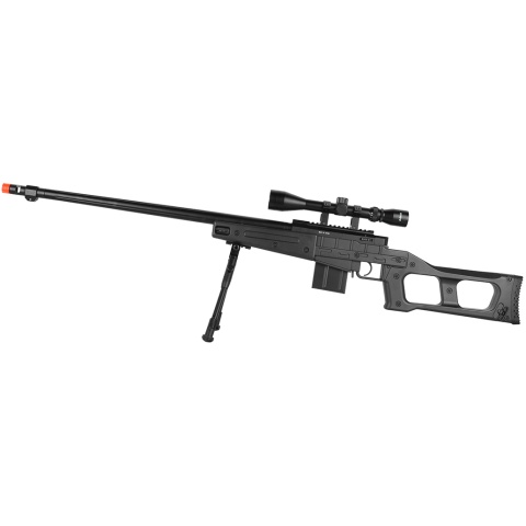 WellFire MB4409 MK96 Covert Bolt Action Airsoft Sniper Rifle - BLACK