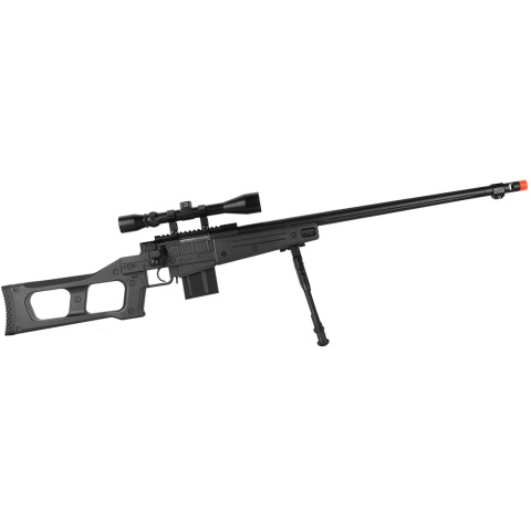 WellFire MB4409 MK96 Covert Bolt Action Airsoft Sniper Rifle - BLACK